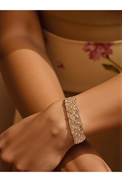 JUVENICAN Xuping Dorika Toplu Kelepçe Rose Renk M3