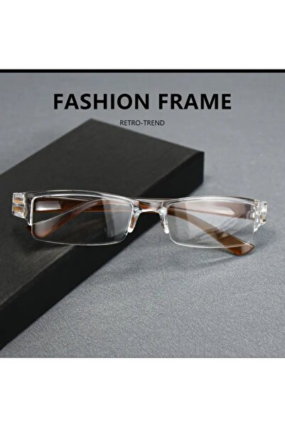 lenzio Stylish Lightweight Rimless Design Magnifying Glass Blue Light Protection Screen Book Reading Glasses