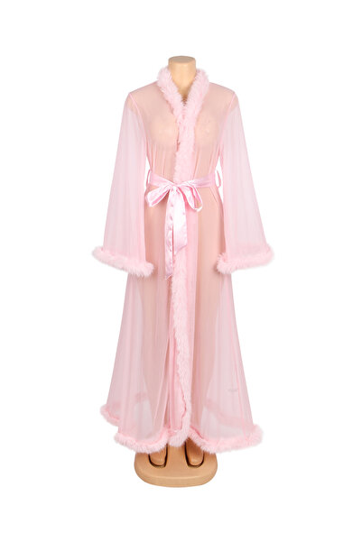 Lingerie and Fashion Style روب نوم شفاف طويل