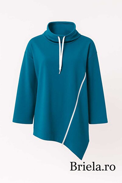 Pierino Asymmetrical sweatshirt, made in Romania