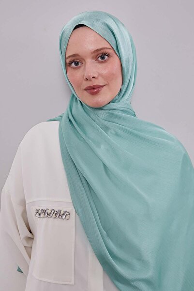 Levidor Çağla Yeşili Janjan Shawl