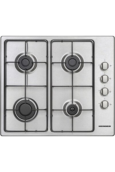 Heinner HBH-V4IEIX built-in gas hob, 4 burners, 58 cm, stainless steel