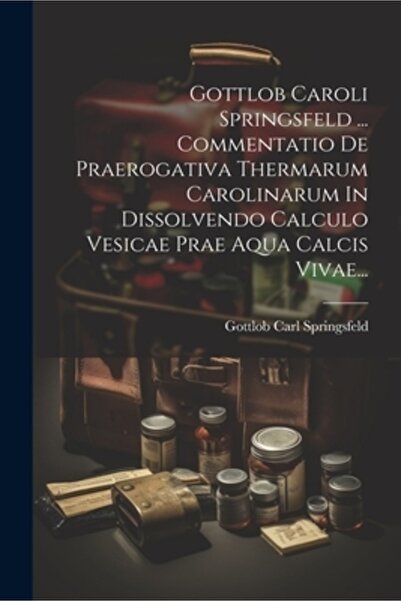 Legare Street Pr Gottlob Caroli Springsfeld ... Commentatio De Praerogativa T...