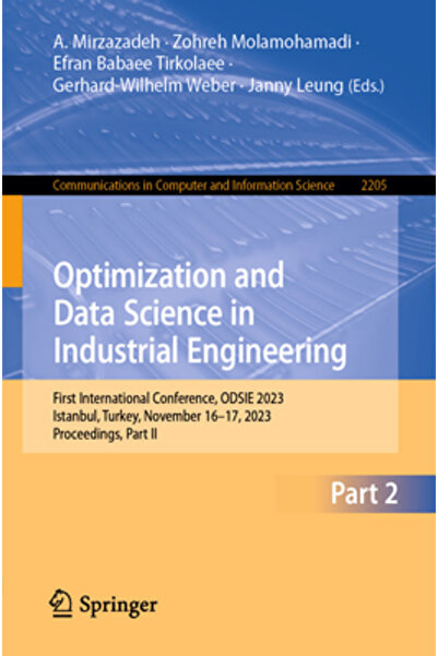 Springer Nature Optimizare și știința datelor în inginerie industrială: Prima...