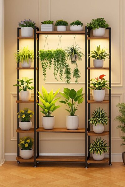 çkçhnm64 saksılık led ışıklı ve modern