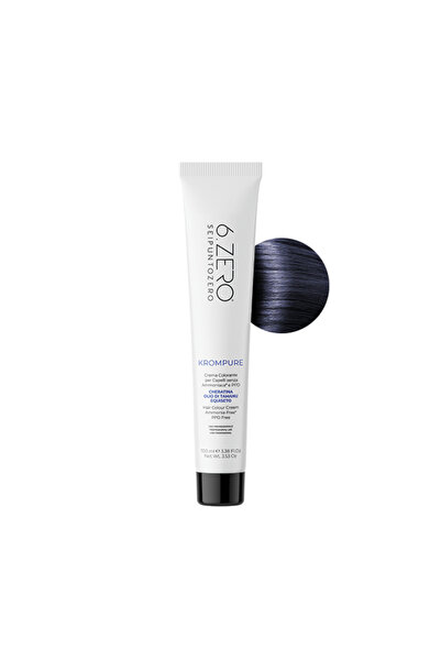 6.Zero Professional permanent ammonia-free hair color KromPure black-blue 1.10 100 ml