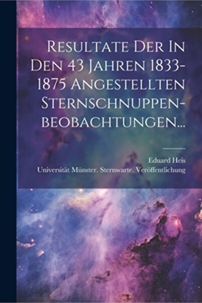 Legare Street Pr Rezultate Der In Den 43 Jahren 1833-1875 Angestellten Sterns...