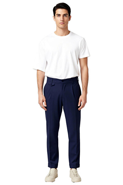 PayBuy Men's Open Italian Cut Pleated Fabric Trousers Functional Durable Quality Comfortable Stylish