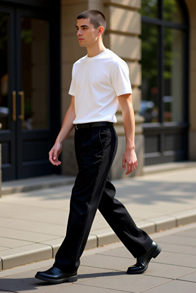 PayBuy Men's Velvet Textured Pants Functional Durable Quality Comfortable Aesthetic Premium Casual