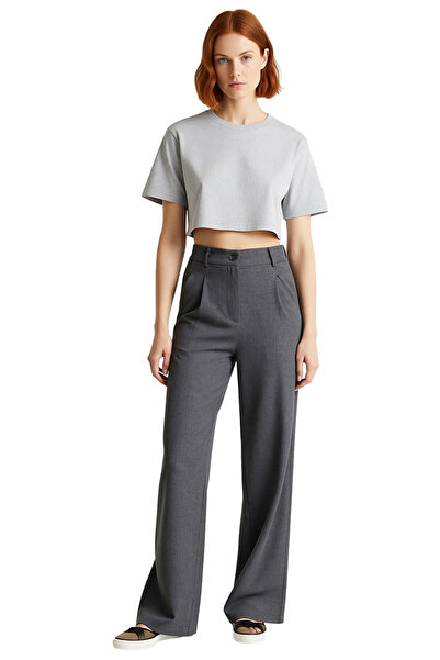 PayBuy Women's High Waist Wide Leg Pleated Woven Pants Functional Durable Quality Comfortable