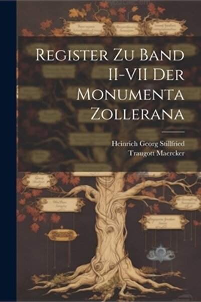 Legare Street Pr Register zu Band II-VII der Monumenta Zollerana