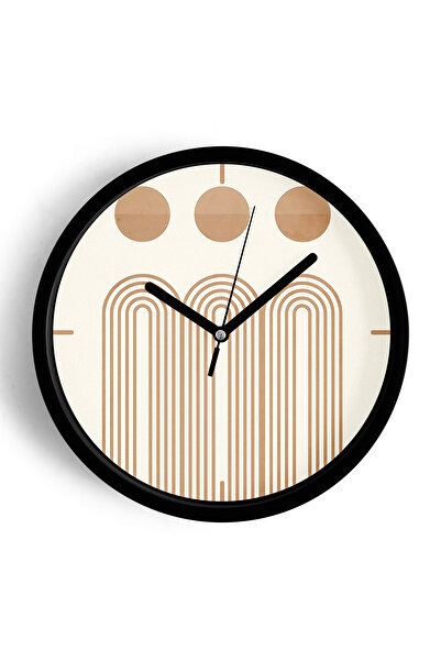 JHAAR Ceas de perete modern cu tematică abstractă - boemă - geometrică - 25 c...