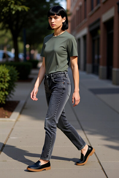 PayBuy Dark Denim Jeans for Women Relaxed Fit Functional Durable Quality Comfortable Stylish