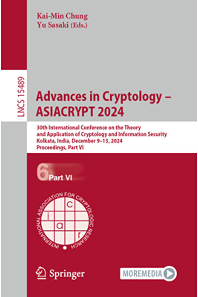 Springer Nature Progrese în criptologie - Asiacrypt 2024: a 30-a Conferință I...