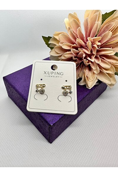 XUPING JEWELRY أقراط فولاذية بتصميم إبرة بسيط