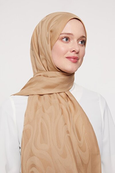 Levidor Camel Abstract Pattern Grazia Shawl