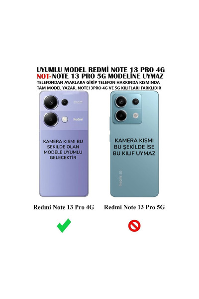 Kılıforyum Redmi Note13Pro 4g Case Does Not Fit 5g Diamond Luxury Rhinestone Glitter / Velvet Lining Inside – Premium Series