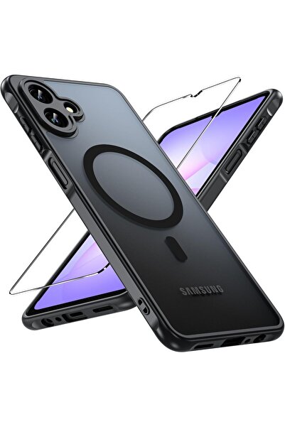 Kipgsm Samsung Galaxy A07 Uyumlu Ekran Koruyuculu Kılıf Magsafe Sarj Destekli...