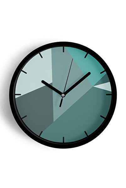 JHAAR Ceas de perete modern cu tematică geometrică abstractă - 35 cm - Carcas...