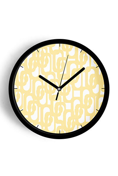 JHAAR Ceas de perete modern cu tematică abstractă - boemă - geometrică - 42 c...