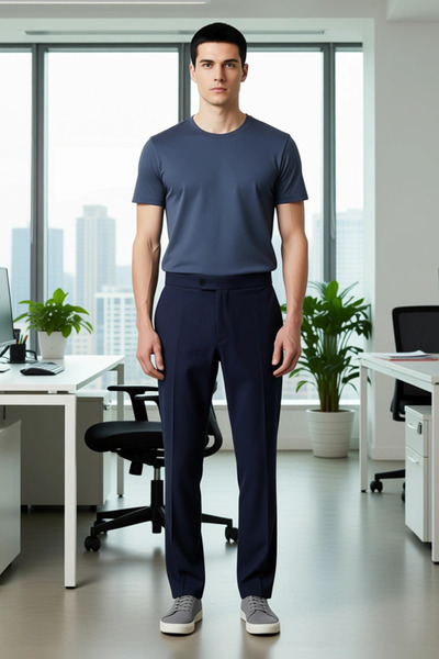 PayBuy Men's Straight Cut Fabric Pants Functional Durable Quality Comfortable Aesthetic Premium Stylish