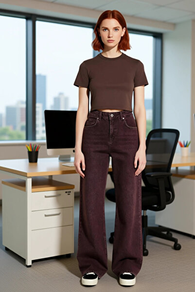 PayBuy Women's Vintage Wash Wide Leg Denim Pants Functional Durable Quality Comfortable Stylish