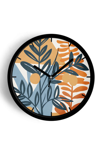 JHAAR Ceas de perete modern cu tematică abstractă - boemă - geometrică - 30 c...