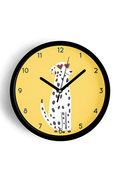 JHAAR Ceas de perete pentru camera copiilor cu design drăguț de cățeluș - 42 ...