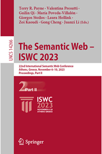 Springer Nature Web-ul Semantic - Iswc 2023: A 22-a Conferință Internațională a Web-ului Semantic, Atena, Grecia, 6 noiembrie