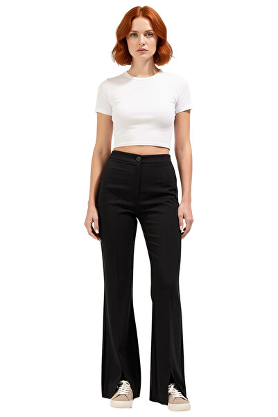 PayBuy Women's Slit Flare Pants Functional Durable Quality Comfortable Aesthetic Premium Stylish