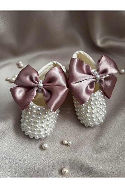 maviden İncili Bebek Patiği (0-6 ay)