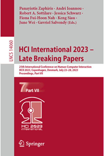 Springer Nature Hci International 2023 - Lucrări de ultimă oră: A 25-a Confer...