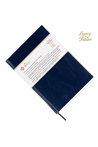 BİDEFTER Piano Notebook (Treble Clef) 100% Handmade, Hand Stitched, 2026 Collection, Thermo Leather Bound-A/4