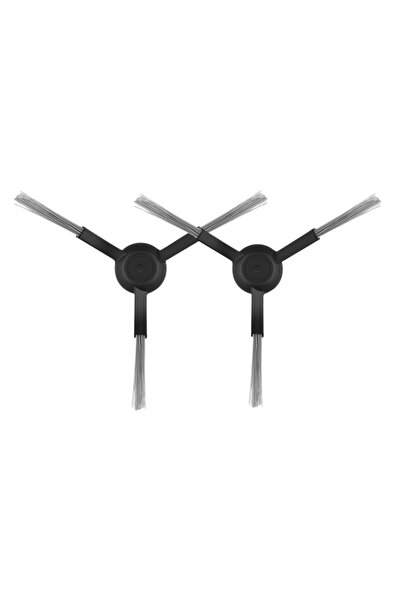 ROPALDE Xiaomi S10 (B106Gl) Robot Vacuum Cleaner Compatible 2Pcs Black Side Brush - Spare Parts Set