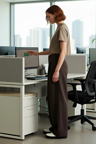 PayBuy Women's Wide Leg Woven Pants Functional Durable Quality Comfortable Aesthetic Premium Stylish