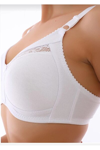 ESİLORA Women's Plus Size Bra Shaping / Sculpting Everyday Comfortable Bra Gatherer Lace Detailed Underwear