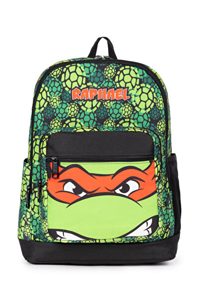 Necati Çanta Licensed Ninja Turtles Raphael Patterned Elementary School Backpack