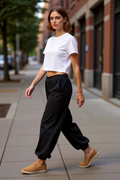 PayBuy Women's Wrinkled Jogger Pants Functional Durable Quality Comfortable Aesthetic Premium Stylish