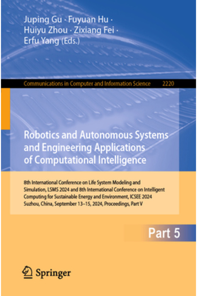 Springer Nature Robotică și sisteme autonome și aplicații inginerești ale inteligenței computaționale: clasa a VIII-a