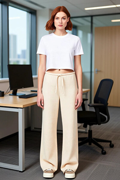 PayBuy Women's Soft Knitted Wide-Leg Pants with Tie Detail, Functional, Durable, Quality, Modern