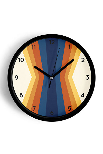 JHAAR Ceas de perete modern cu tematică geometrică abstractă - 35 cm - Carcas...