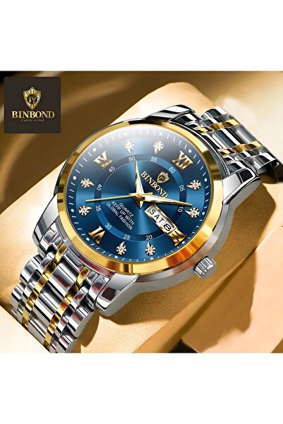 POEDAGAR BİNBOND Orijinal Paslanmaz Çelik Lüks Erkek Kol Saati