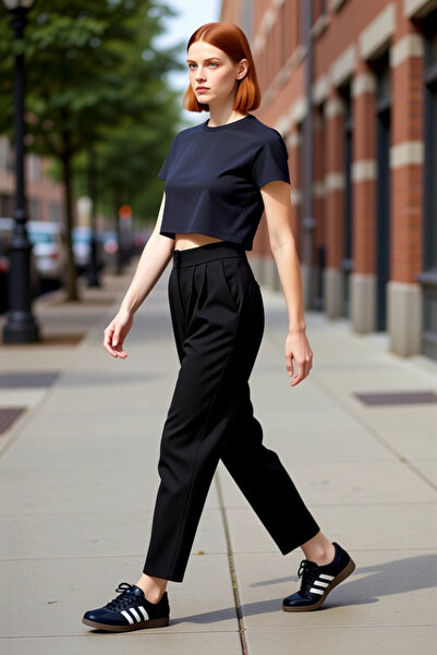 PayBuy Women's Carrot Cut Knitted Pants Functional Durable Quality Comfortable Aesthetic Premium Stylish