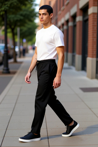 PayBuy Men's Straight Cut Jogger Pants Functional Durable Quality Modern for Daily Use