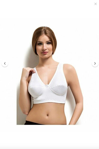 5.MEVSİM مجموعة من قطعتين أسود-أبيض في واحد، 100% قطن ممشط، حمالة صدر نصفية لامبا (عبوة اقتصادية)