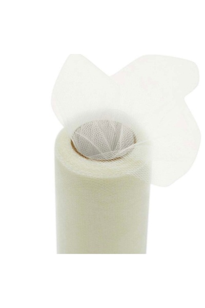 VENÜS MODA by Pınar Greek Tulle Cream Tulle Decorative Tulle Door Decoration Christmas Decoration Tulle 1 Meter Long, 2 Meters Wide