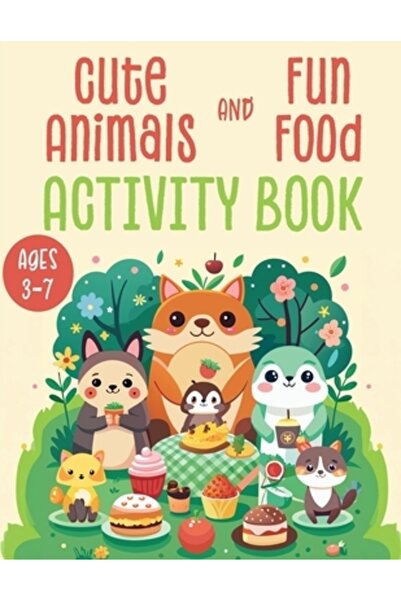 INDEPENDENT CAT Carte de activități cu animale drăguțe și mâncare distractivă