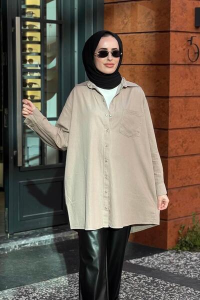 Invee Πουκάμισο 7163 Μπεζ