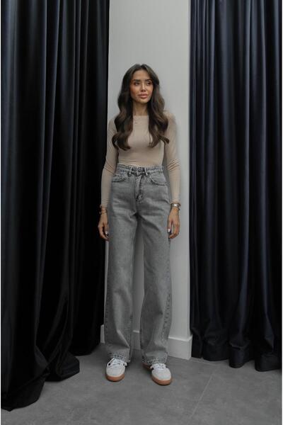 Havoş Gray Kuzmina Straight Jeans
