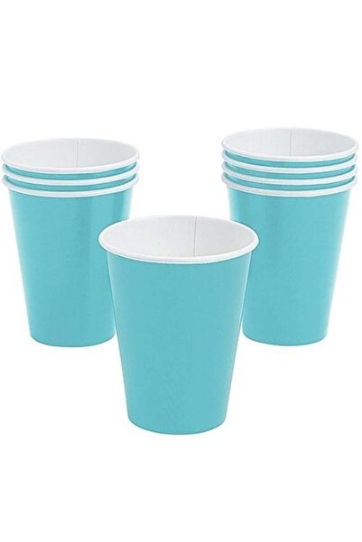ZENVİVA 16 Blue Plates, 16 Blue Cups